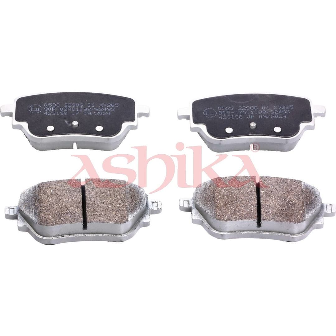 set placute frana,frana disc ASHIKA 51-00-0533