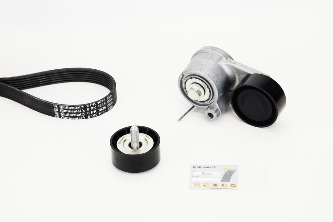 Set curea transmisie cu caneluri CONTINENTAL CTAM 6PK1635K1