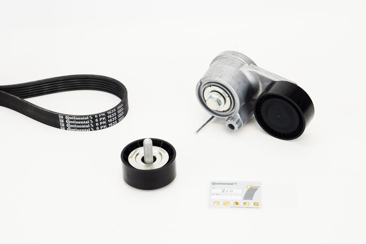 Set curea transmisie cu caneluri CONTINENTAL CTAM 6PK1635K1