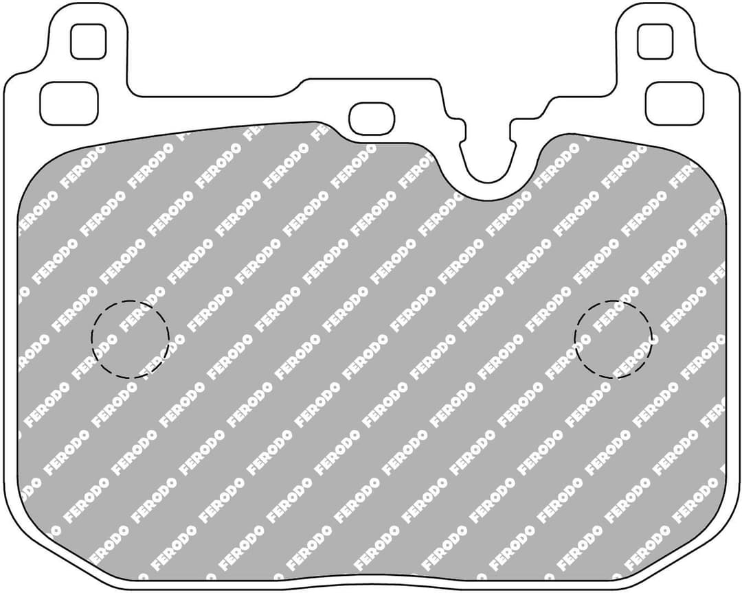 set placute frana,frana disc FERODO FCP4872H