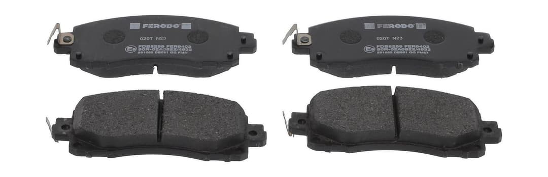 set placute frana,frana disc FERODO PREMIER ECO FRICTION FDB5299