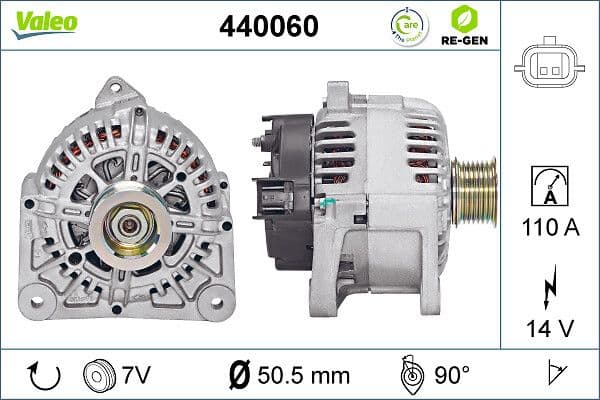 Generator / Alternator VALEO 440060