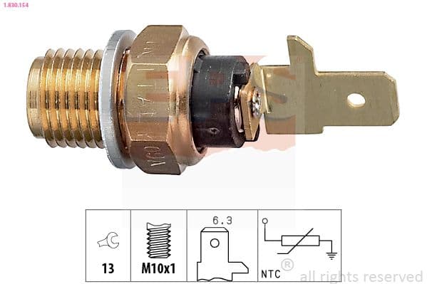 senzor,temperatura ulei EPS Made in Italy - OE Equivalent 1.830.154