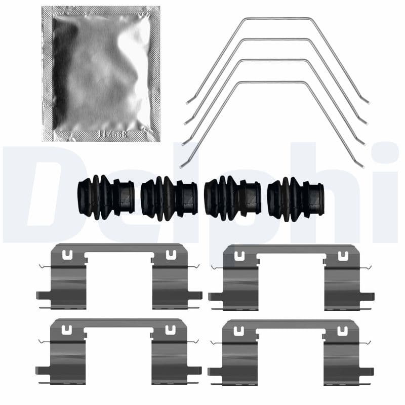 Set accesorii, placute frana DELPHI LX0788