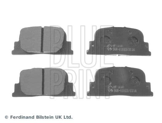 set placute frana,frana disc BLUE PRINT ADT342179