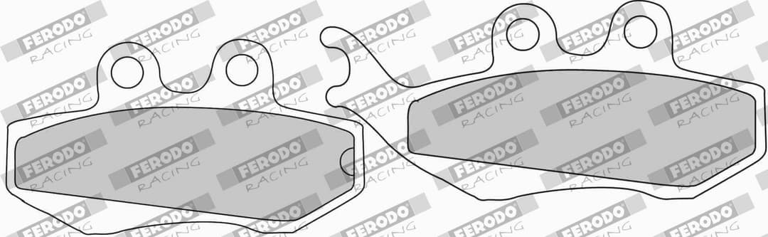 set placute frana,frana disc FERODO RACING FDB677P