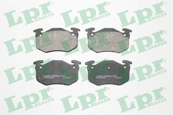 set placute frana,frana disc LPR 05P275