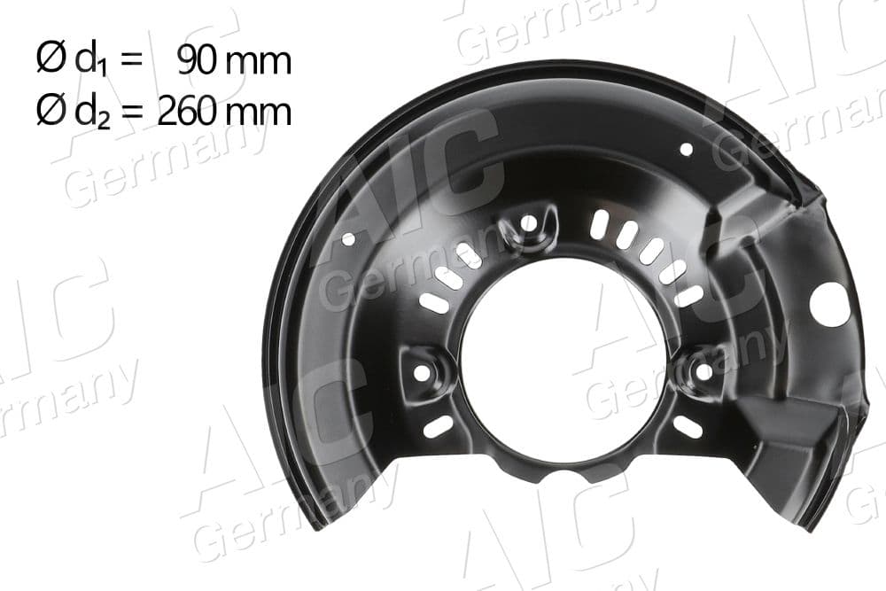 protectie stropire,disc frana AIC Calitatea originală 58106