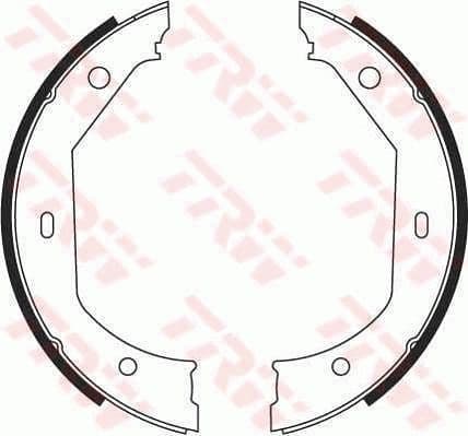 Set saboti frana, frana de mana TRW GS8656