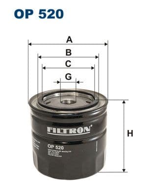 Filtru ulei FILTRON OP 520