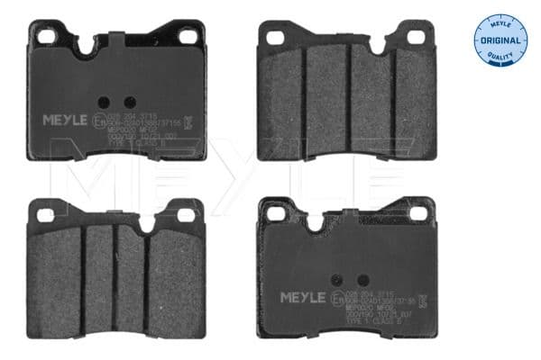 set placute frana,frana disc MEYLE -ORIGINAL: True to OE. 025 204 3715