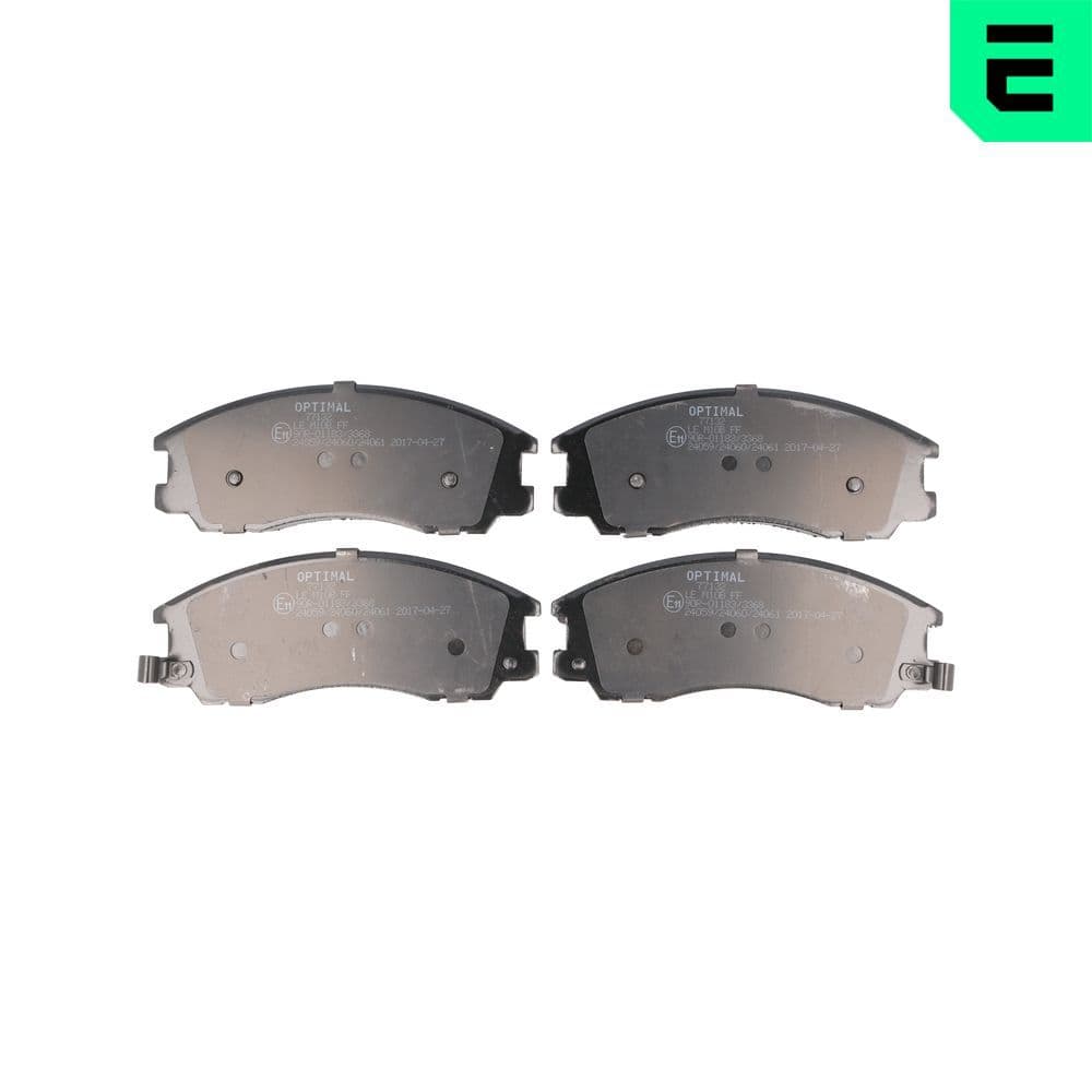 set placute frana,frana disc OPTIMAL BP-77132