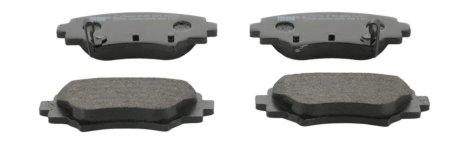 set placute frana,frana disc FERODO PREMIER ECO FRICTION FDB4700