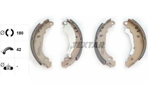 Set saboti frana TEXTAR 91053700