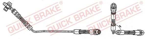 Furtun frana QUICK BRAKE 59.942X