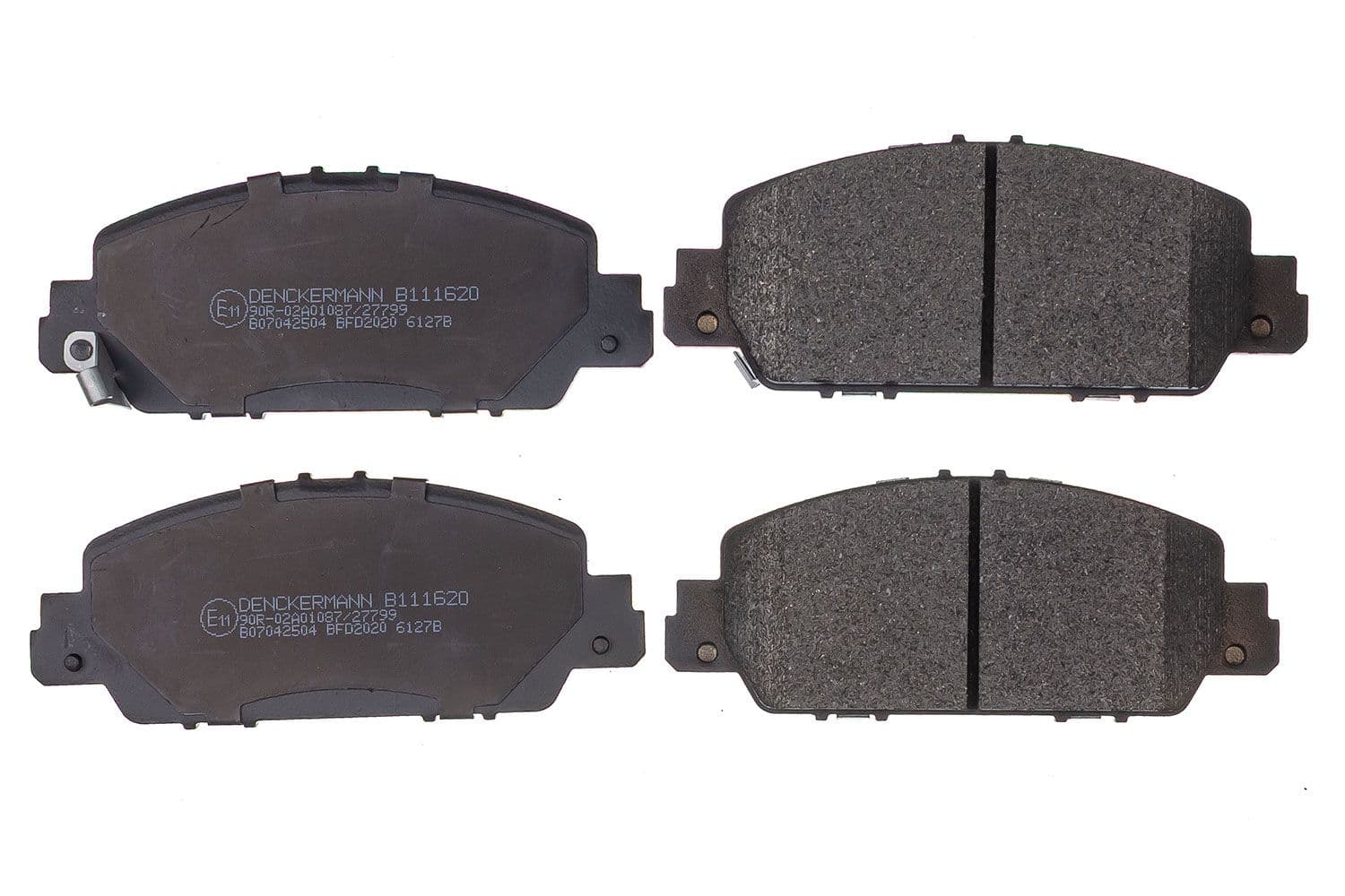 set placute frana,frana disc DENCKERMANN B111620