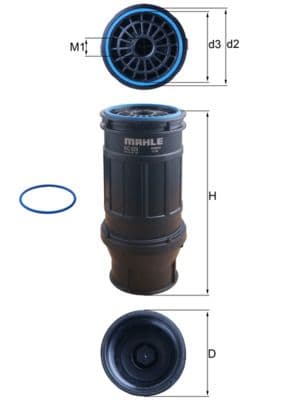filtru combustibil MAHLE CleanLine KC 629D