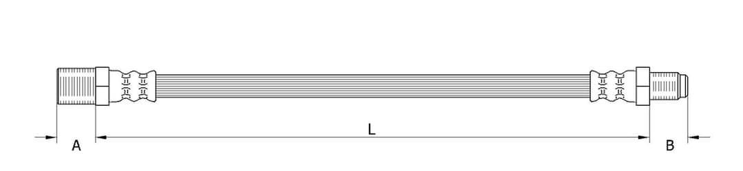 Furtun frana METZGER 4111377