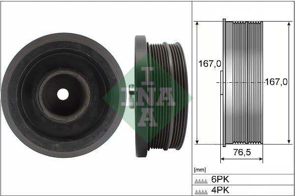 Fulie curea, arbore cotit Schaeffler INA 544 0082 10
