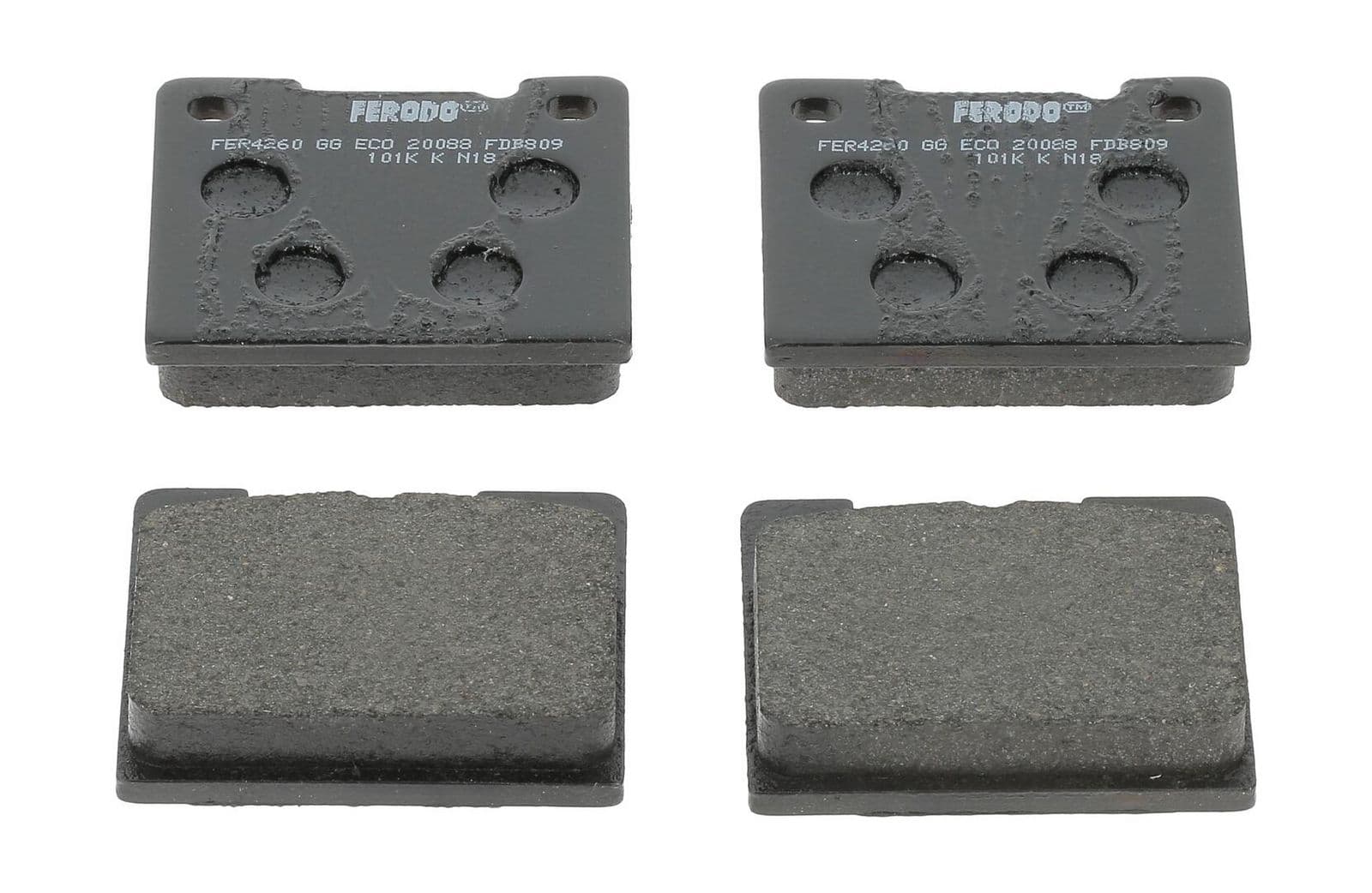 set placute frana,frana disc FERODO FDB809M