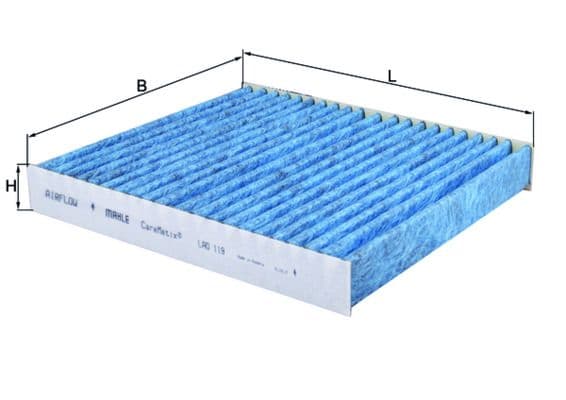 Filtru, aer habitaclu MAHLE LAO 119