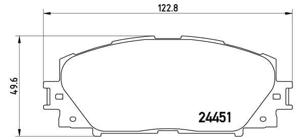set placute frana,frana disc BREMBO PRIME LINE P 83 106