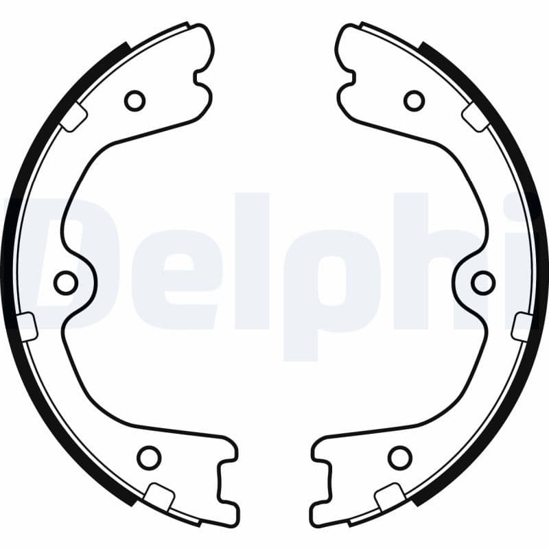 Set saboti frana, frana de mana DELPHI LS2037
