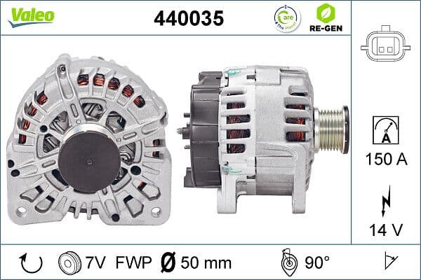 Generator / Alternator VALEO 440035
