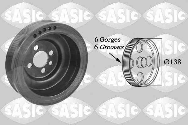 Fulie curea, arbore cotit SASIC 2156018