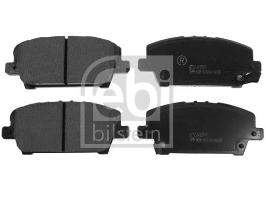 set placute frana,frana disc FEBI BILSTEIN 16802