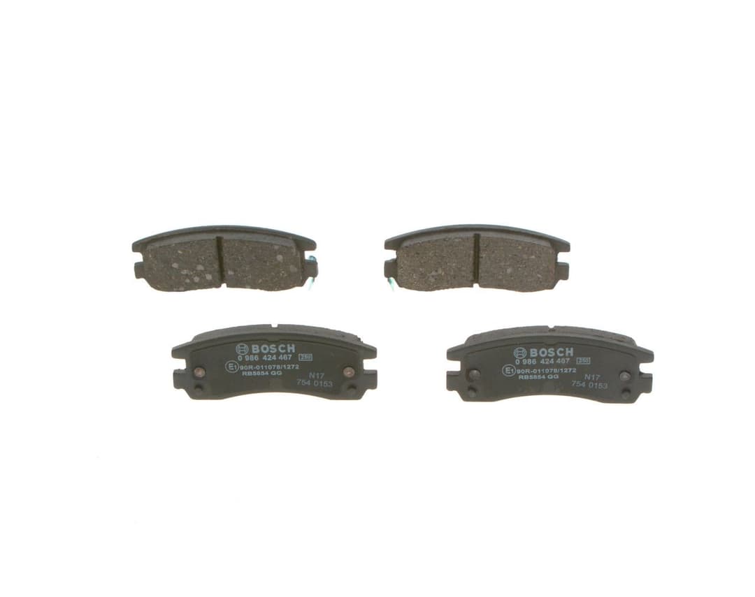 set placute frana,frana disc BOSCH 0 986 424 467