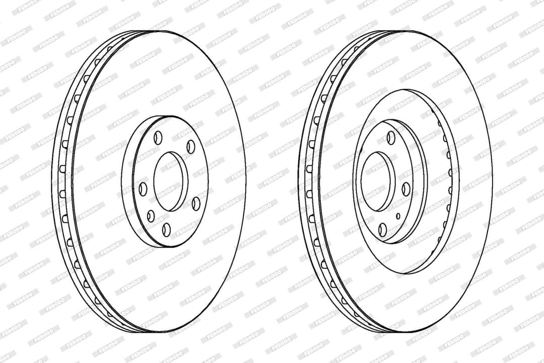 Disc frana FERODO PREMIER DDF1661C-1