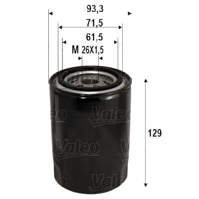 Filtru ulei VALEO 586095
