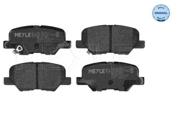 set placute frana,frana disc MEYLE -ORIGINAL: True to OE. 025 256 8814