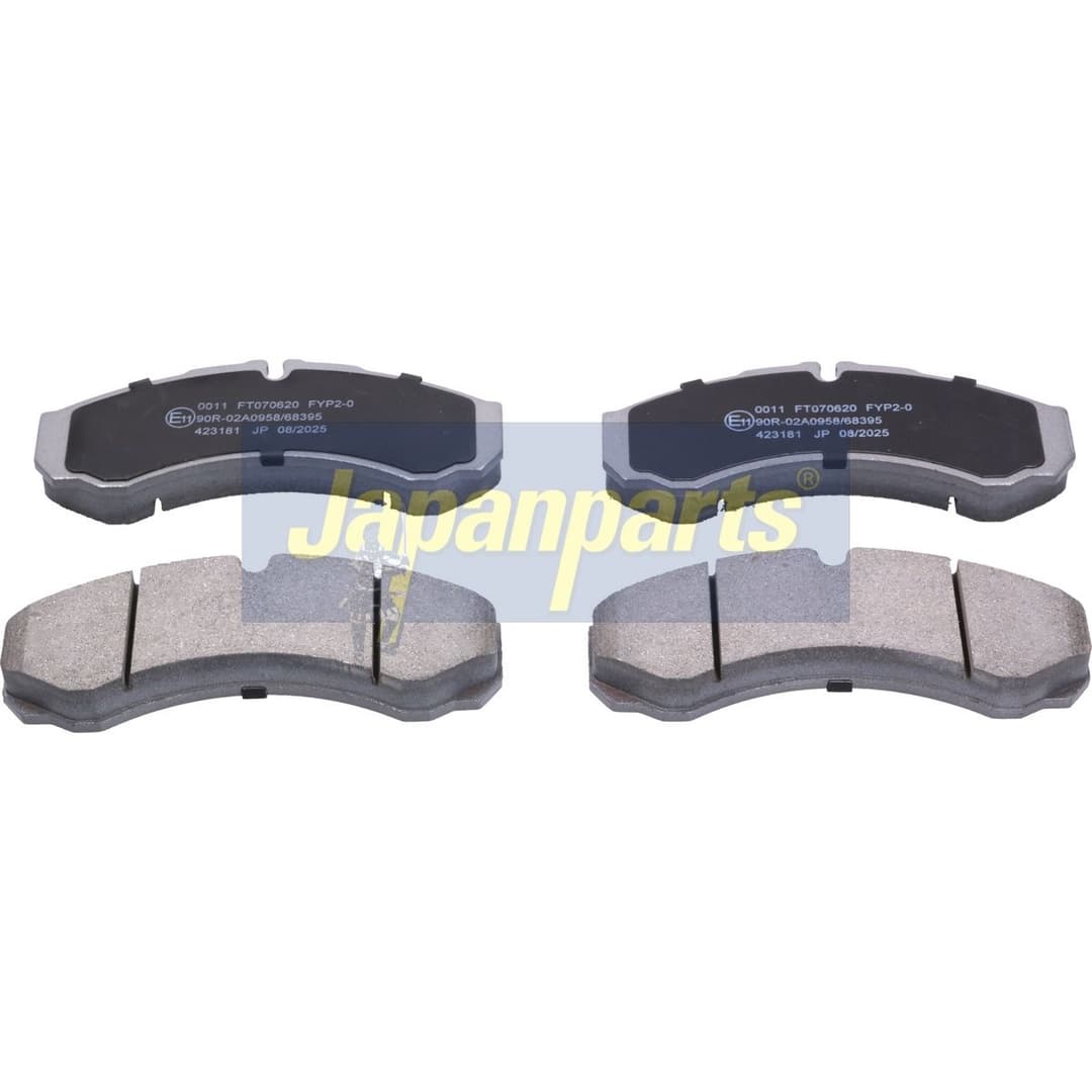 set placute frana,frana disc JAPANPARTS PA-0011AF