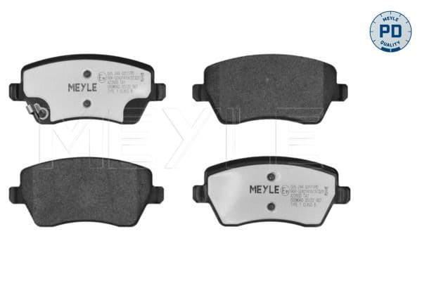 set placute frana,frana disc MEYLE -PD: Advanced performance and design. 025 244 0317/PD