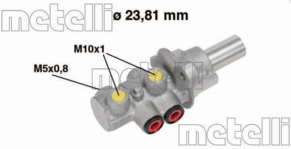 Pompa centrala, frana METELLI 05-0683