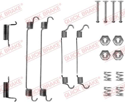 Set accesorii, sabot de frana QUICK BRAKE 105-0737