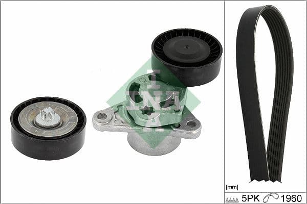 Set curea transmisie cu caneluri Schaeffler INA 529 0487 10