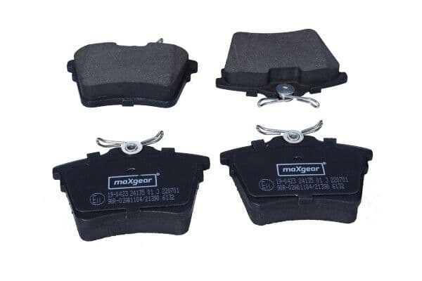 set placute frana,frana disc MAXGEAR 19-0423