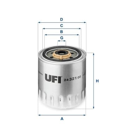 filtru combustibil UFI 24.321.00
