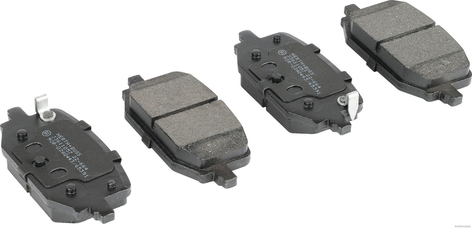 set placute frana,frana disc HERTH+BUSS JAKOPARTS J3611057