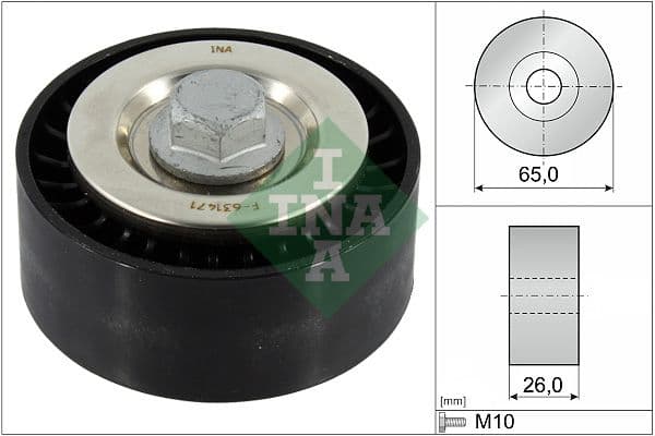 Rola ghidare/conducere, curea transmisie Schaeffler INA 532 0896 10