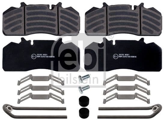 set placute frana,frana disc FEBI BILSTEIN 16638