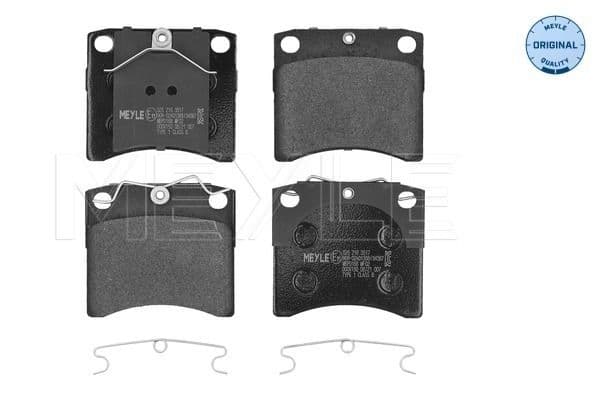 set placute frana,frana disc MEYLE -ORIGINAL: True to OE. 025 216 3517