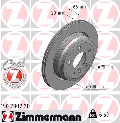 Disc frana ZIMMERMANN COAT Z 150.2902.20