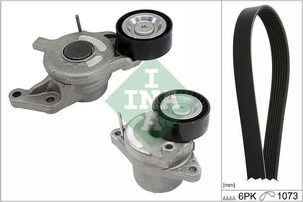 Set curea transmisie cu caneluri Schaeffler INA 529 0360 10