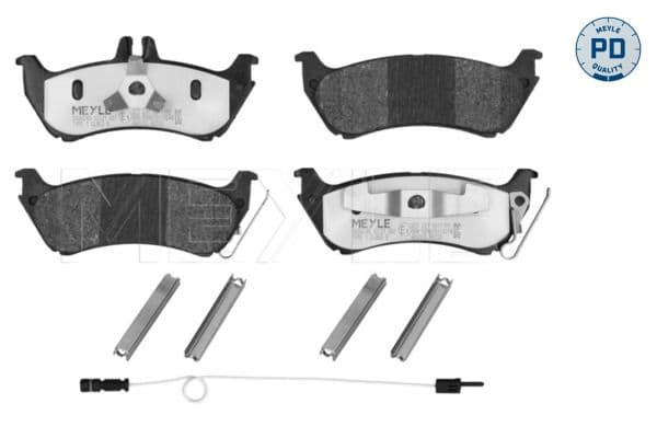 set placute frana,frana disc MEYLE -PD: Advanced performance and design. 025 231 9017/PD