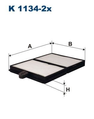 Filtru, aer habitaclu FILTRON K 1134-2x