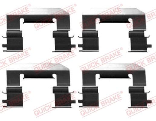 Set accesorii, placute frana QUICK BRAKE 109-0023